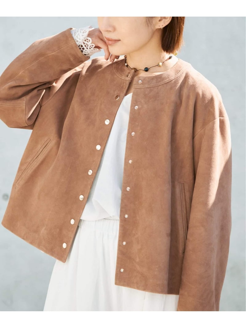 楽天市場】L'ATELIER DENIME D'IENA/リメイクタックデニムブルゾン L