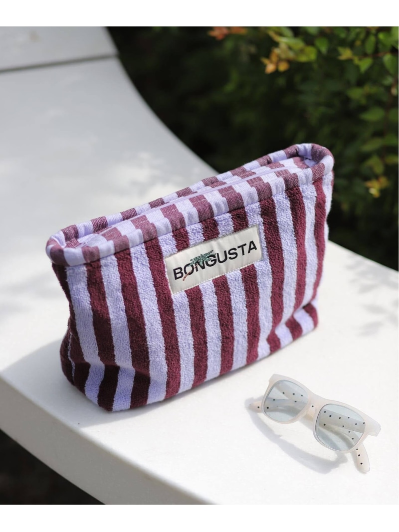 【BONGUSTA/ボングスタ】 naram toiletry bag IENA ENFANT イエナ アン気違い 札入れ・車寄せ・入れもの 車寄せ 緑であること ベージュ 赤銅色 パープル サクラ色【貨物輸送無料】[ Fashion]