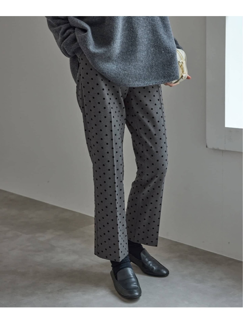 《吸湿発熱/追加》CIRCULATE WARM スティックパンツ SLOBE IENA スローブ イエナ パンツ スラックス・ドレスパンツ ブラック グレー【送料無料】[ Fashion] 9,196円