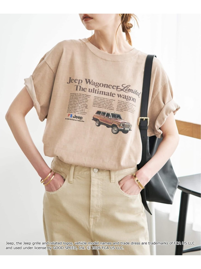 GOOD ROCK SPEED/グッドロックスピード SLOBE別注 ジープ TEE SLOBE IENA スローブ イエナ トップス カットソー・Tシャツ ホワイト ベージュ【送料無料】[ Fashion]