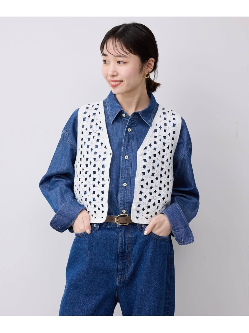 IENA イエナ 23AW フェイクファーベスト 23-010-900-6001 ホワイト F