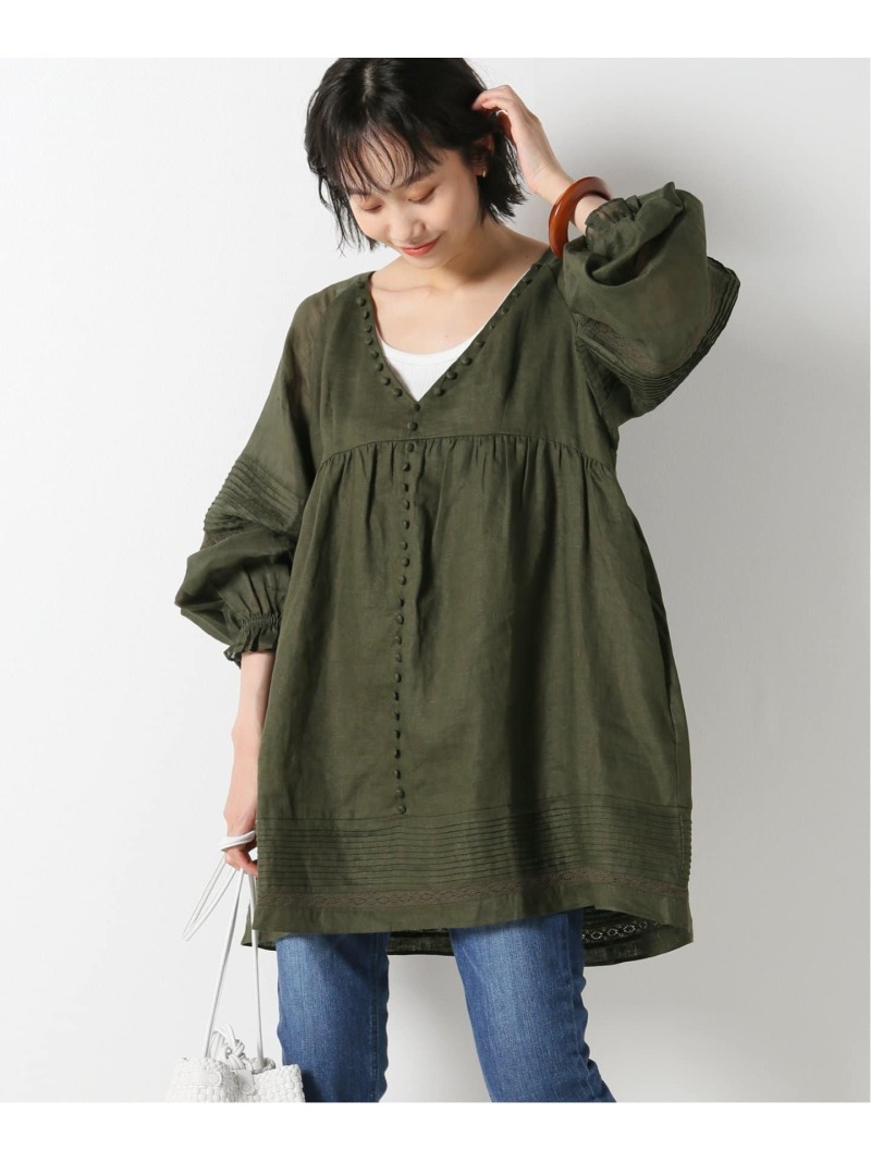 欲しいの LILLIAN MINI SMOCKワンピース IENA イエナ ワンピース