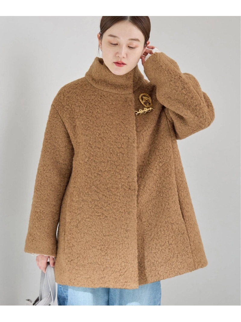 イエナ IENA ハミルトン リバーフードコート チャコールグレー アウター IENA（イエナ）の「Hamiltonリバーフードコート◇（その他アウター