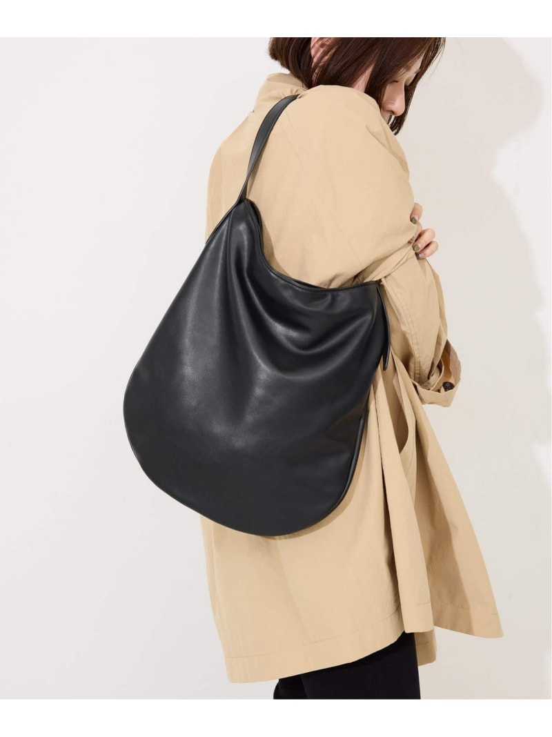 SLOBE ラウンドトートバッグ SLOBE IENA スローブ イエナ 御徒面子 トートバッグ 黒いこと ベージュ【貨物輸送無料】[ Fashion]