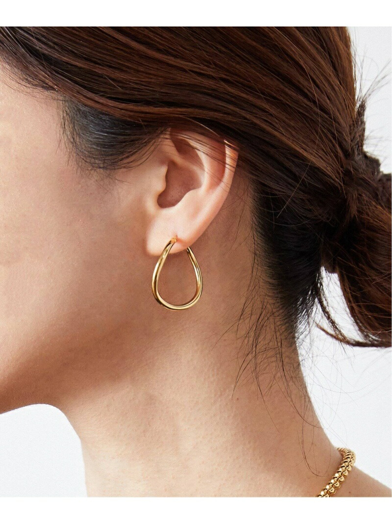 MARIHA マリハ 雨音のピアス 5cm 3色 フックピアス 両耳用 K18 【公式