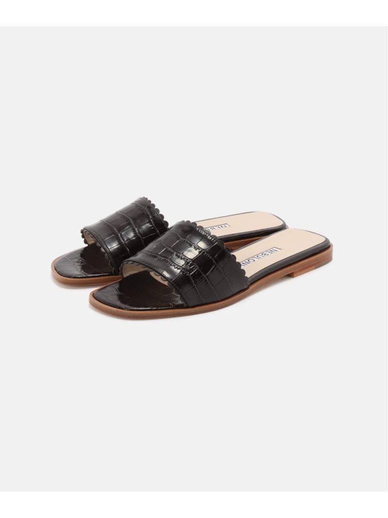【SALE／30%OFF】NEBULONI E. ネブローニ サンダル Croco 7662 VERMEIL par iena ヴェルメイユ パー イエナ シューズ・靴 サンダル ブラウン【RBA_E】【送料無料】[ Fashion]｜IENA