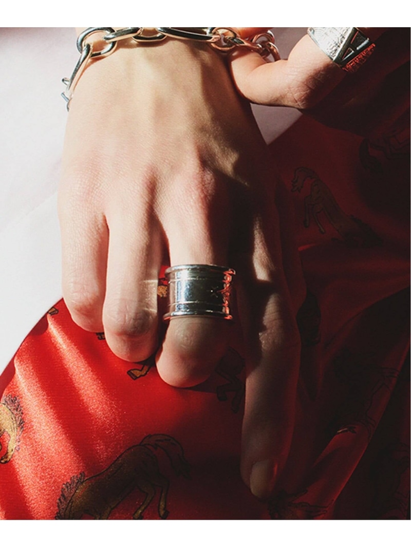 《WEB限定》ADRAR アドラル PATTERN BAND リング VERMEIL par iena ヴェルメイユ パー イエナ アクセサリー・腕時計 リング・指輪 シルバー【送料無料】[ Fashion]
