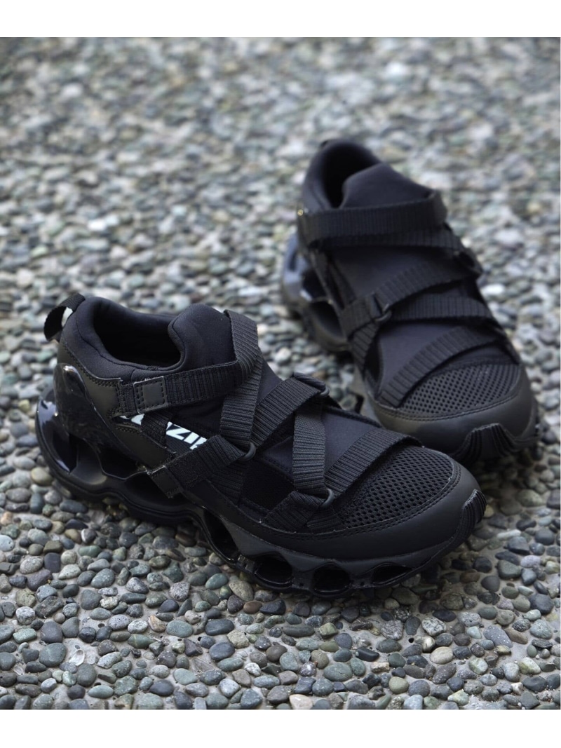 《WEB押さえる》MIZUNO/ミズノ wave prophecy strap SLOBE IENA スローブ イエナ シューズ・靴 スニーカー 黒いこと 薄墨色【貨物輸送無料】[ Fashion]
