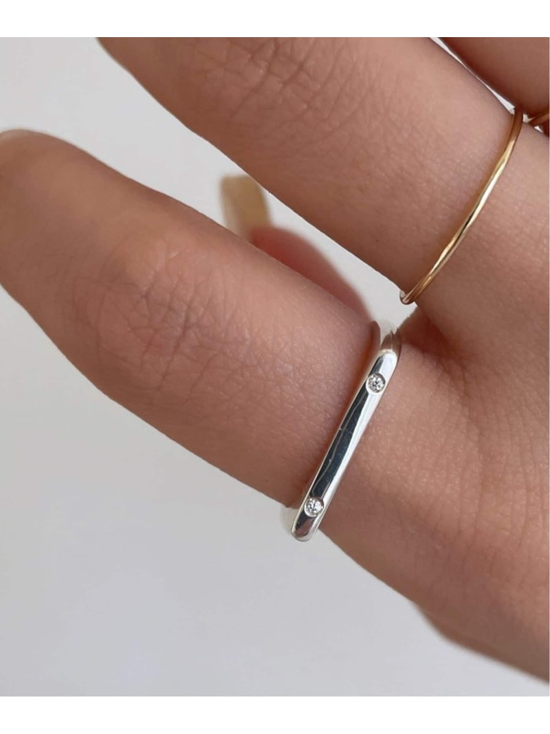 ODUL SLOBE別注 カーブリング　フリーサイズ ODUL SLOBE別注 カーブリング フリーサイズ WEB限定/追加》ODUL SLOBE