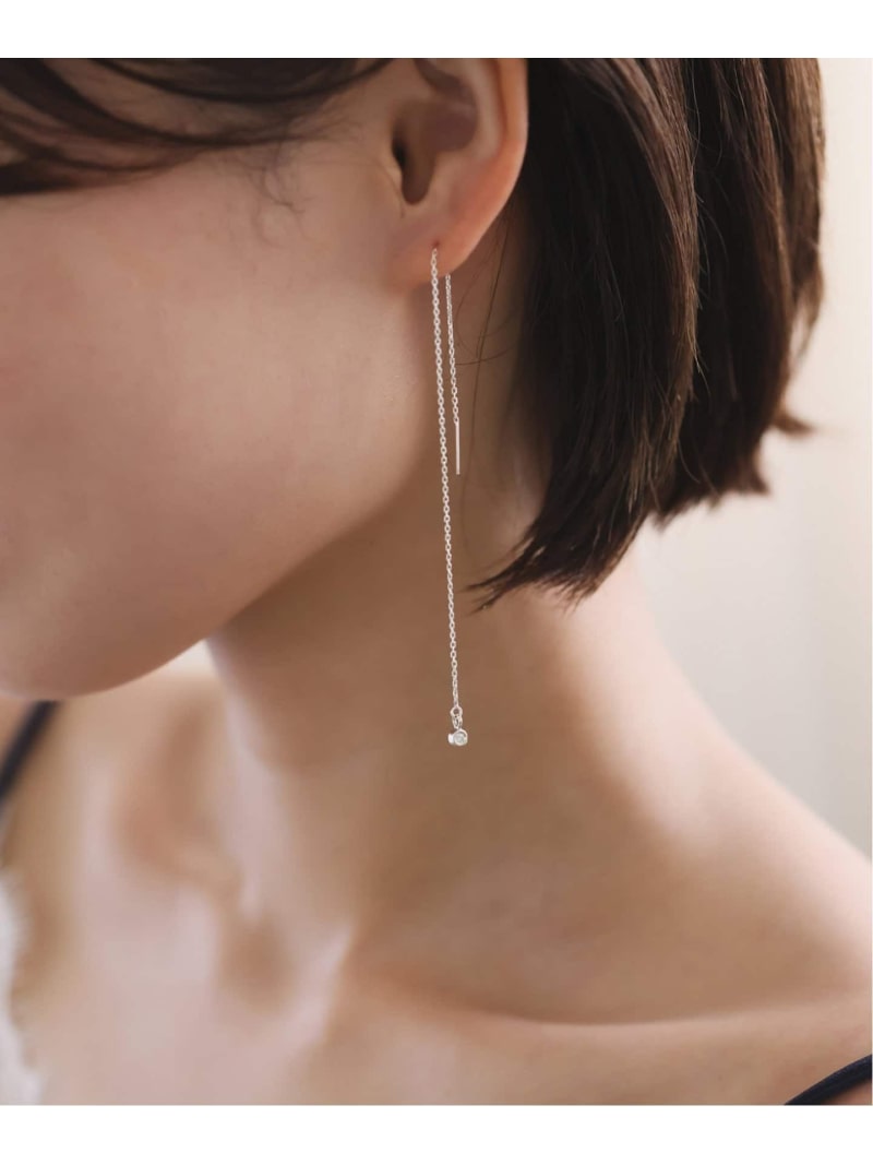 楽天市場】《WEB/一部店舗限定》SLOBE エクレアチェーンピアス SLOBE