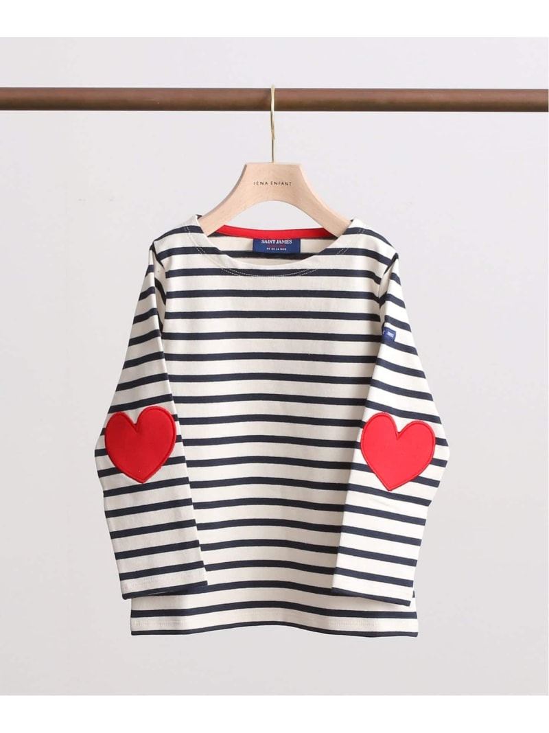 【saint james/仙ジェームス】 VAUJANY E カットソー kids IENA ENFANT イエナ アン気違い マタニティウェア・ベビー備品 余分の物のもの言う花グッズ サクラ色 赤いこと【貨物輸送無料】[ Fashion]