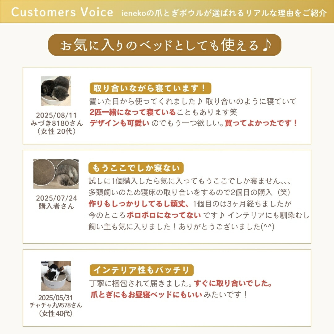 ieneko 公式 爪とぎ 段ボール とぎカスが出ない 爪研ぎ ボウル ダンボール ベッド 丸 猫ベッド すり鉢 ゴミが出ない 丈夫 長持ち 頑丈 耐久 インテリア ホワイト おしゃれ シンプル 送料無料 いえねこ イエネコ