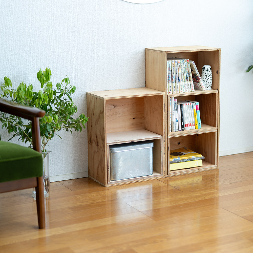 男前インテリア　本棚　飾り棚 楽天市場】キューブボックス ボックスシェルフ4 シェルフボックス