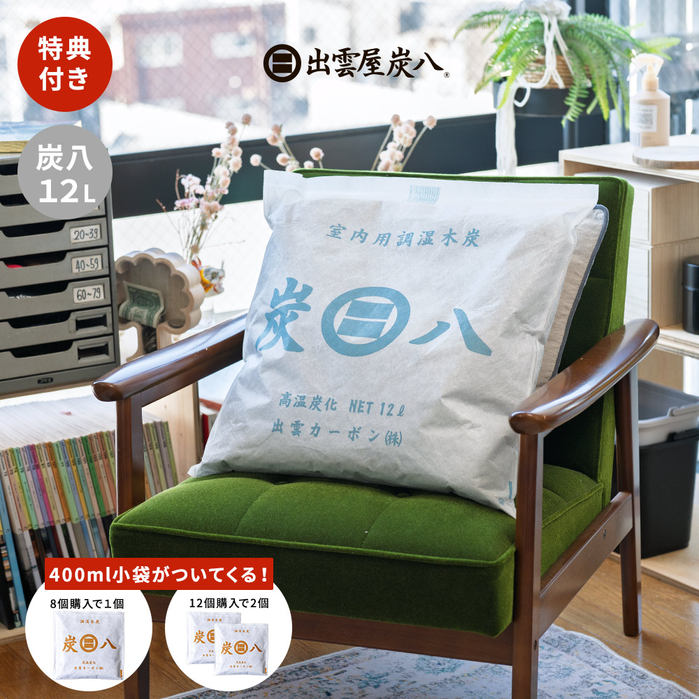 炭八 室内用 12L 湿気取り