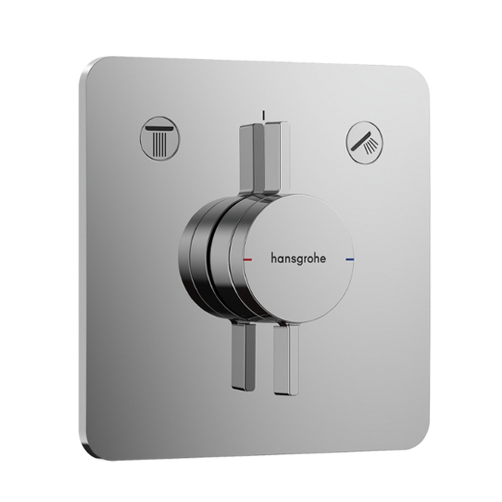 Hansgrohe(ハンスグローエ)[75414000]埋込式二階建てバス水栓 花・ガーデン・DIY-浴室用設備-木材・建築資材・設備