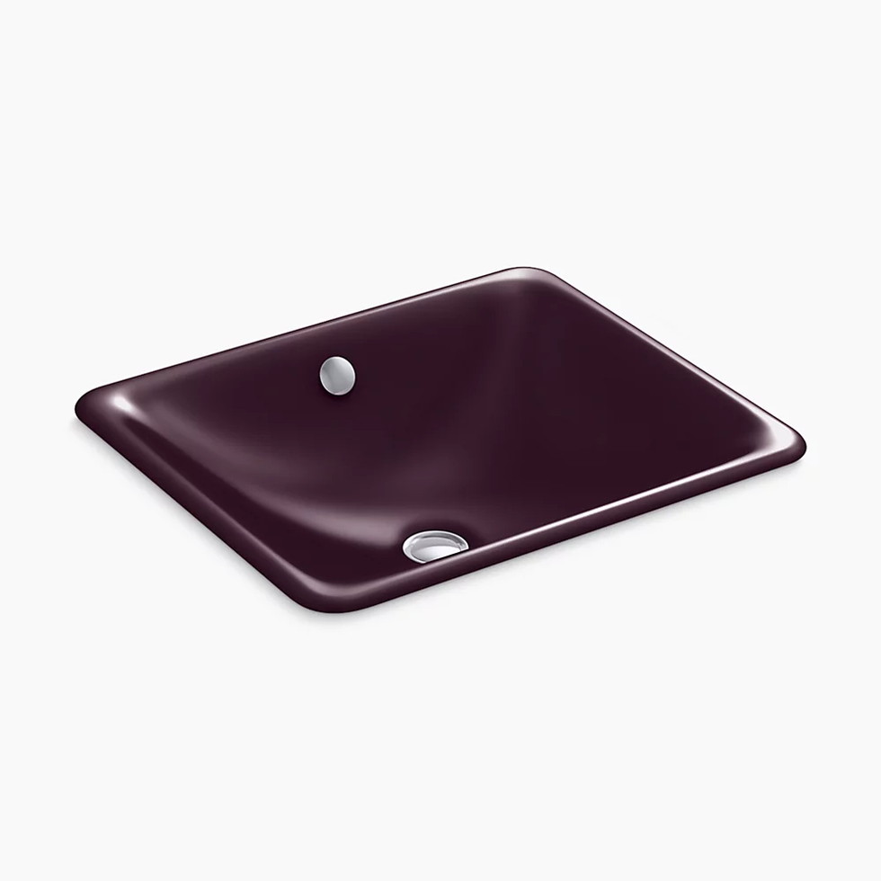 KOHLER(コーラー)[K-5400-PLM]大層らしい・アンダーカウンタ兼用型洗面器