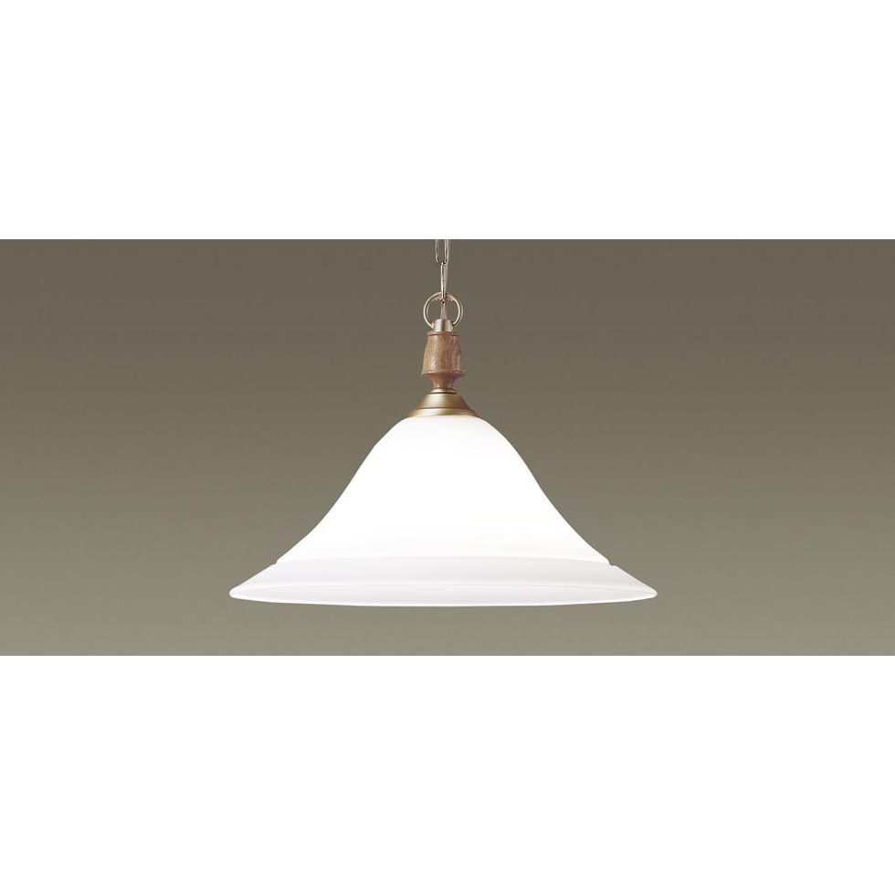 パナソニック[LGB15095]天井吊下型　LED（電球色）　ペンダント　ガラスセードタイプ・引掛シーリング方式・Uライト方式　LED電球交換型　白熱電球100形1灯器