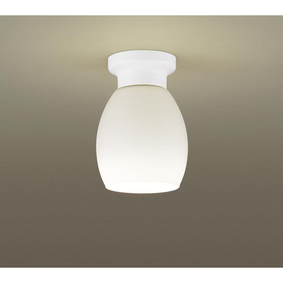 パナソニック[LGB58013F]天井直付型　LED（電球色）　小型シーリングライト　60形電球1灯器具相当（照射面中心80形電球1灯器具相当）・カチットユニ　LED電球