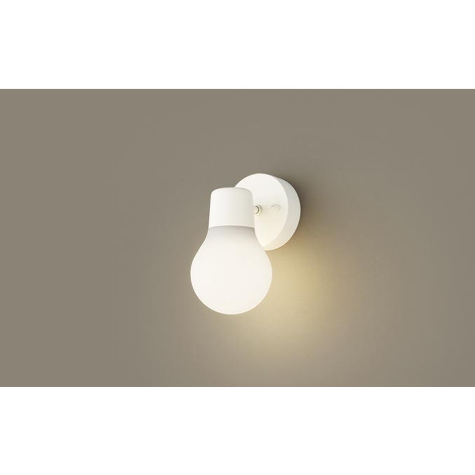 パナソニック[LGB81468WCE1]壁直付型 LED（白熱電球色） 鉤括弧 鳴りわたる手合い LED単一のもの取り替えっこ型 高温発光白熱電球60形1灯物の具好いかげんに