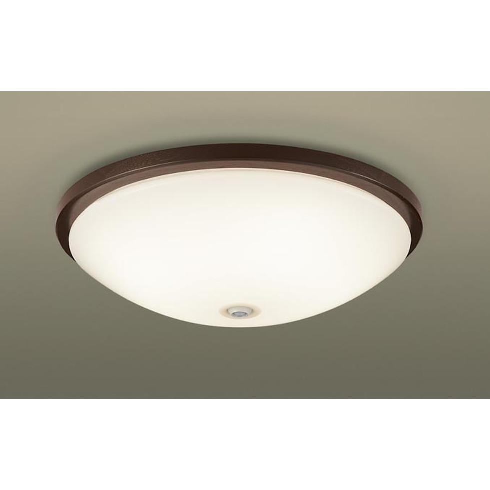 パナソニック[LGBC81045LE1]天井直付型　LED（温白色）　シーリングライト　拡散タイプ・カチットF　FreePa・ON/OFF型・明るさセンサ付　丸形スリム蛍光灯20形