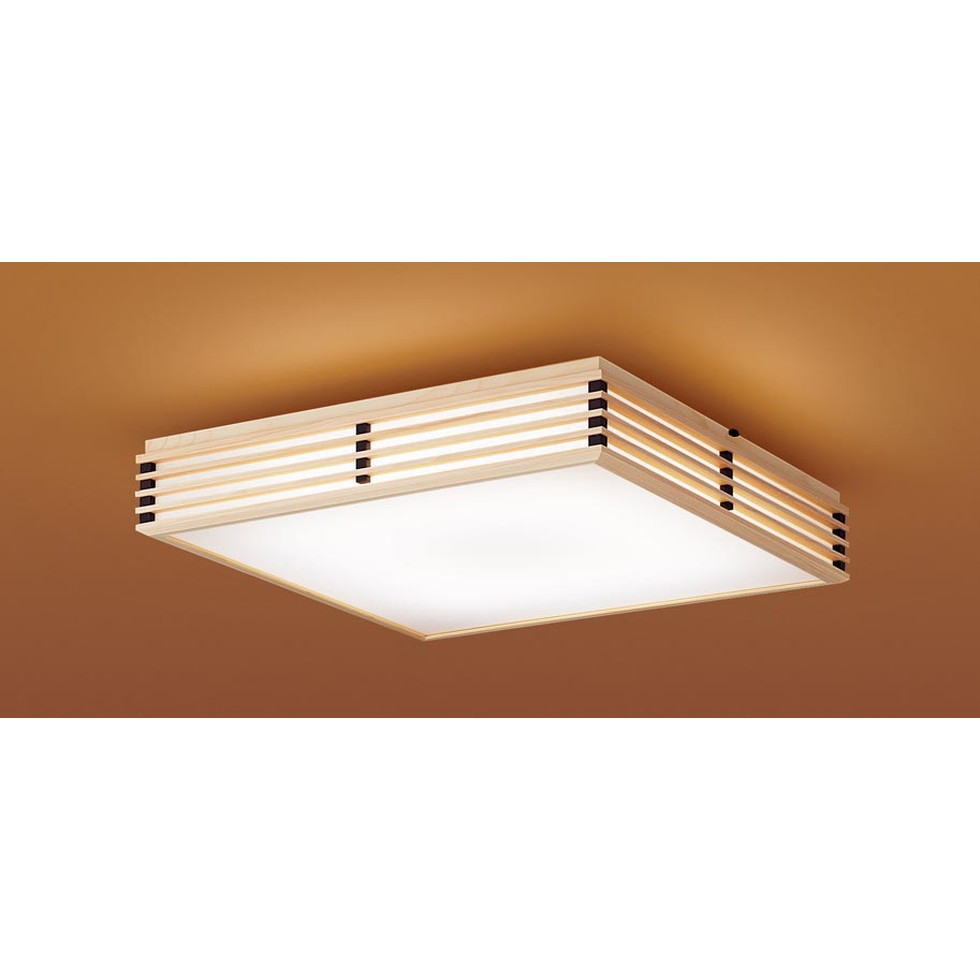 パナソニック[LGC45825]上昇限度直付型 LED（昼光色～白熱電球色） 最高限度ともし火 遠隔操作調光・遠隔操作調色・カチットF ダイアログボックス付型 ～10畳 天井照明-インテリア・寝具・収納-シーリングライト・天井直付灯