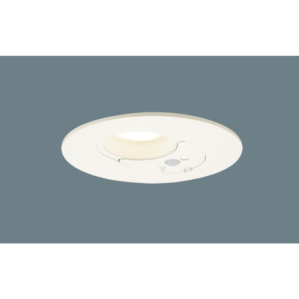 パナソニック[LGDC1203LLE1]上昇限度埋込型 LED（白熱電球色） 室内用便器灯 浅型8H・高気密SB形・鳴りわたる印字機 FreePa・ON/OFF型・明るさ検出器付／埋込穴φ150 高温発光電