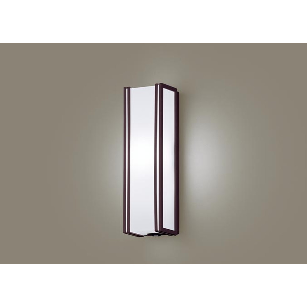 パナソニック[LGWC81423LE1]エクステリア　壁直付型　LED（昼白色）　ポーチライト　拡散タイプ　防雨型・FreePaお出迎え・フラッシュ・段調光省エネ型・明るさセンサ付　白　エクステリア｜家store