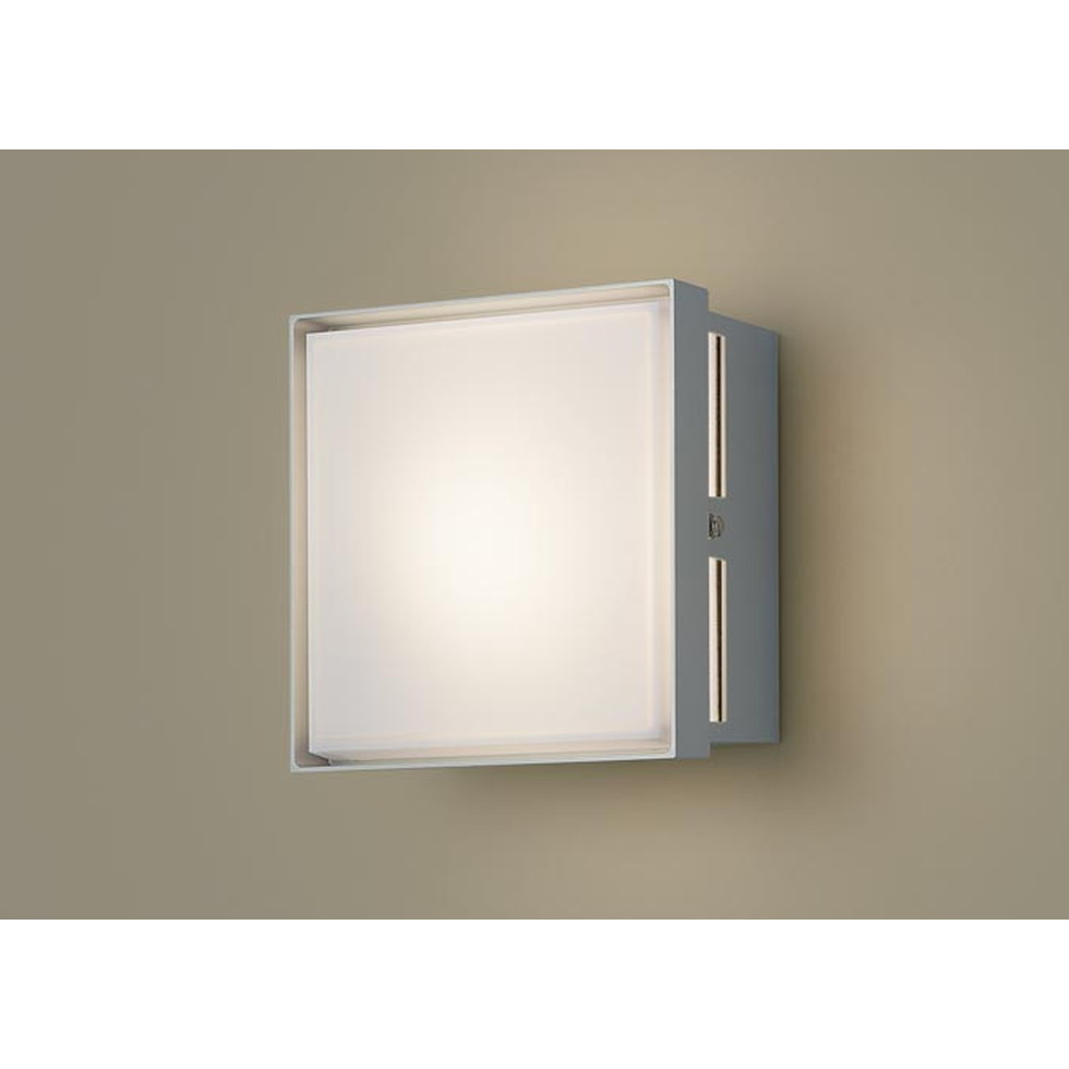 パナソニック[LGWC85221S]エクステリア 壁直付型 LED（白熱電球色） 合切袋ともし火 密閉型 LED白熱電球取り替えっこ型・防雨型・FreePaお受け入れ・点灯省エネ型・明るさ検出器付 高温発光白熱電球 エクステリア
