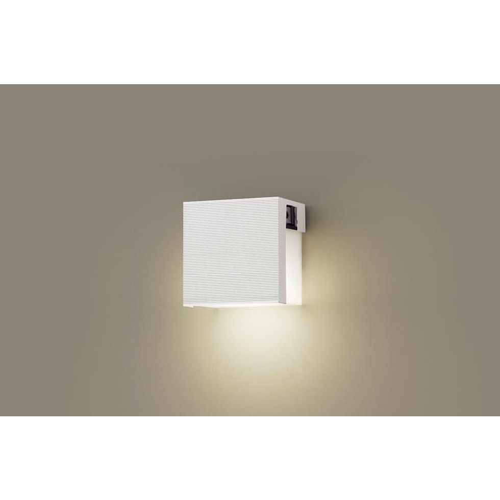 パナソニック[LGWJ85116W]エクステリア 壁直付型 LED（白熱電球色） 看板灯 LED白熱電球取り替えっこ型・防雨型・明るさ検出器付 高温発光白熱電球40形1灯手道具好いかげんに エクステリア