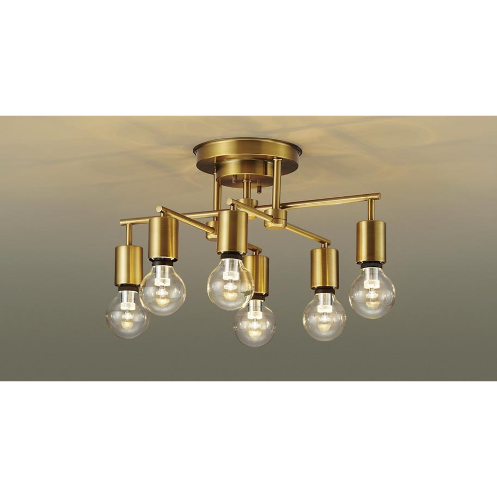 楽天市場】パナソニック 天井直付型 LED（電球色） シャンデリア