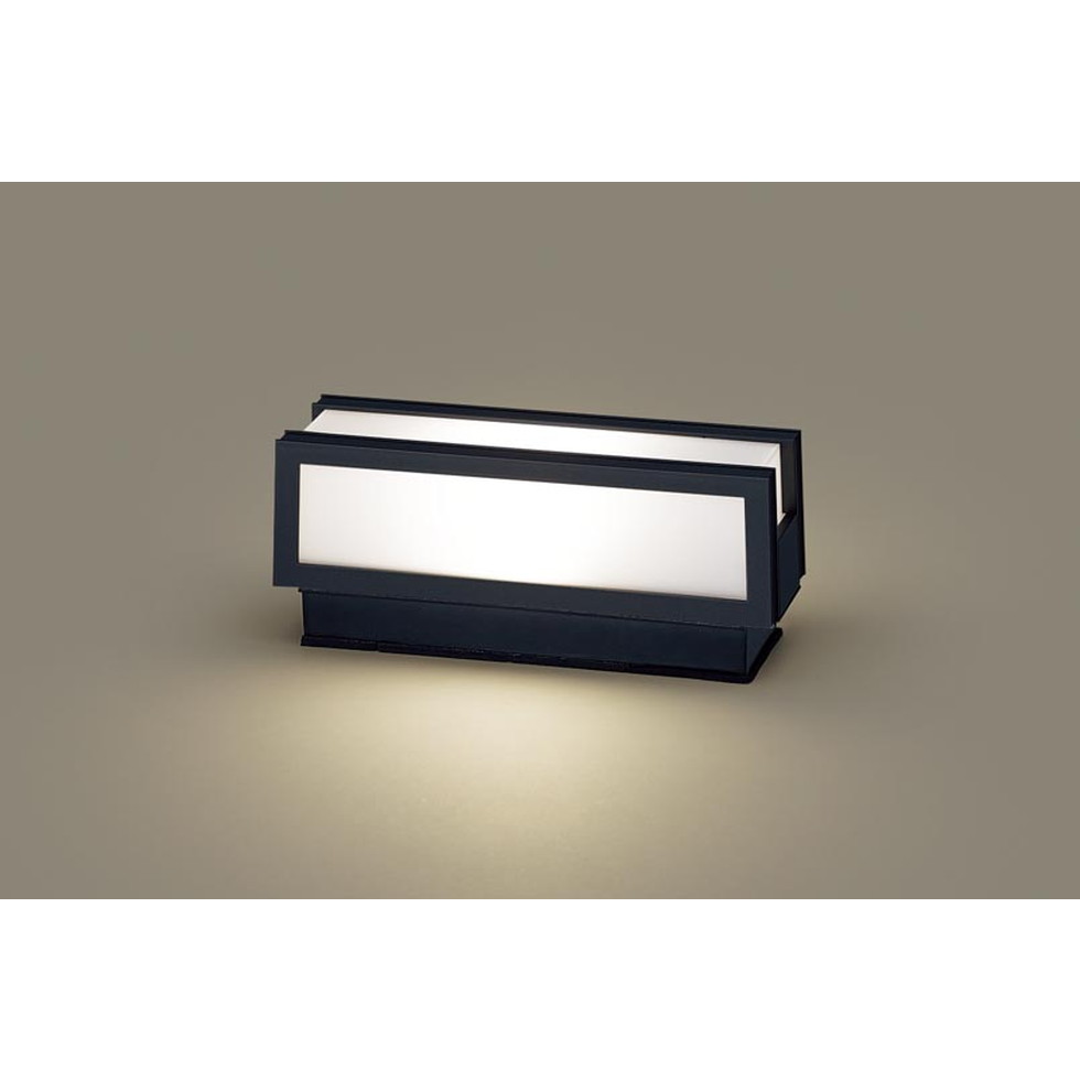 パナソニック[LGW56009BU]エクステリア　据置取付型　LED（電球色）　門柱灯　LED電球交換型・防雨型　白熱電球40形1灯器具相当　エクステリア