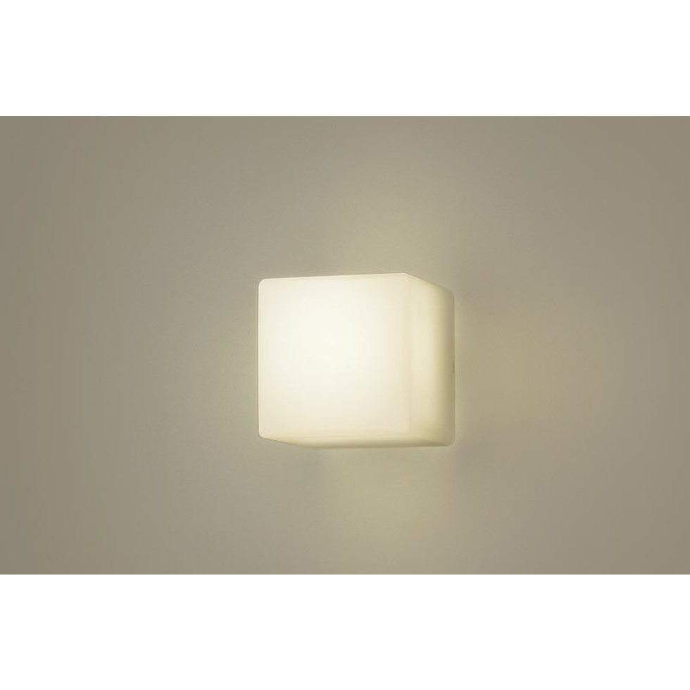 パナソニック[LGW85056F]エクステリア　壁直付型・据置取付型　LED（電球色）　ポーチライト・浴室灯　LED電球交換型・防湿型・防雨型　白熱電球40形1灯器具相当　エクステリア