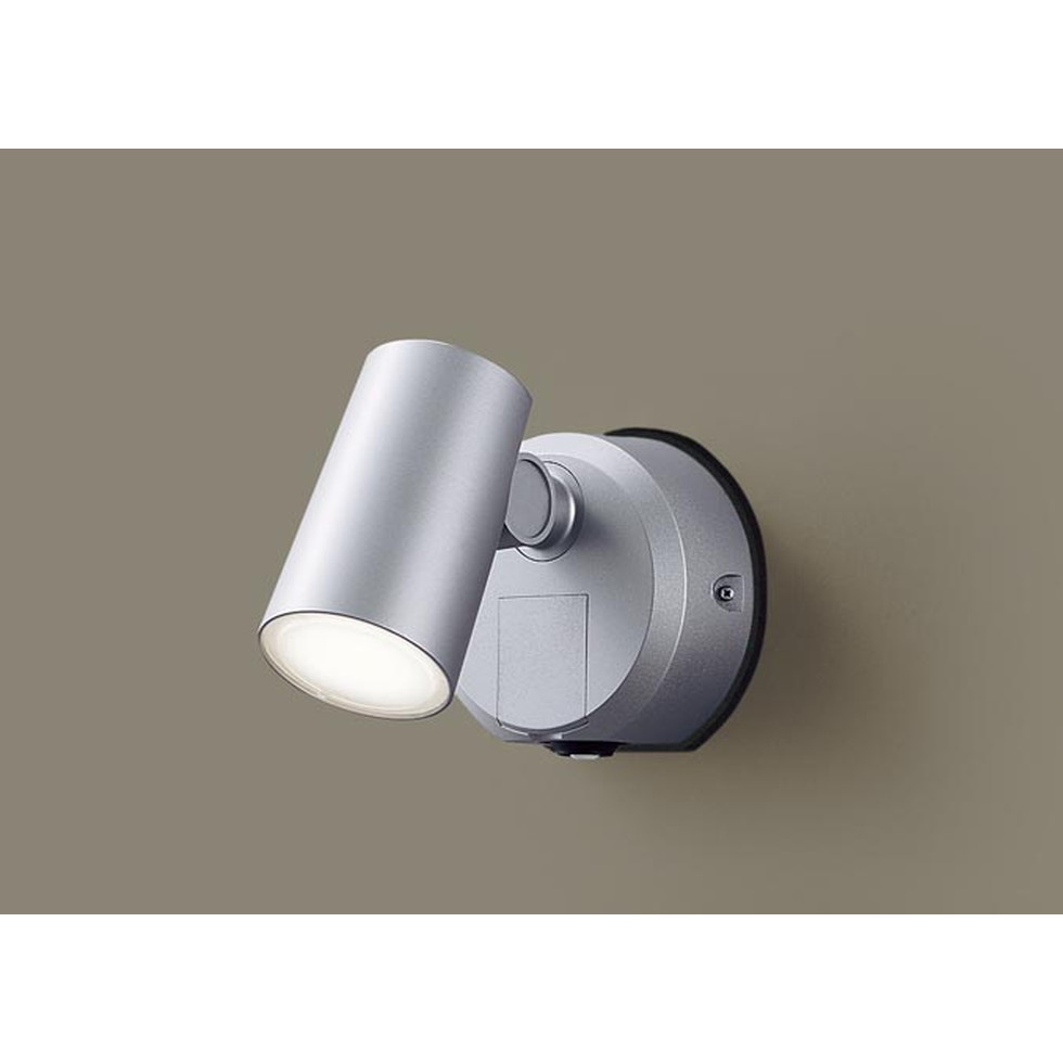 パナソニック[LGWC40385LE1]壁直付型　LED（温白色）　スポットライト　拡散タイプ　防雨型・FreePa・フラッシュ・ON/OFF型・明るさセンサー付　パネル付型　白