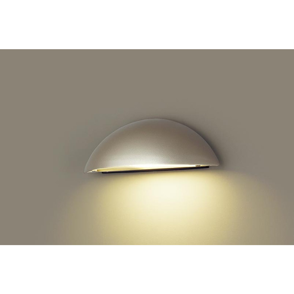 パナソニック[LGWJ85101YF]エクステリア　壁直付型　LED（電球色）　表札灯　LED電球交換型・防雨型・明るさセンサー付　パネル付型　白熱電球40形1灯器具相当　エクステリア