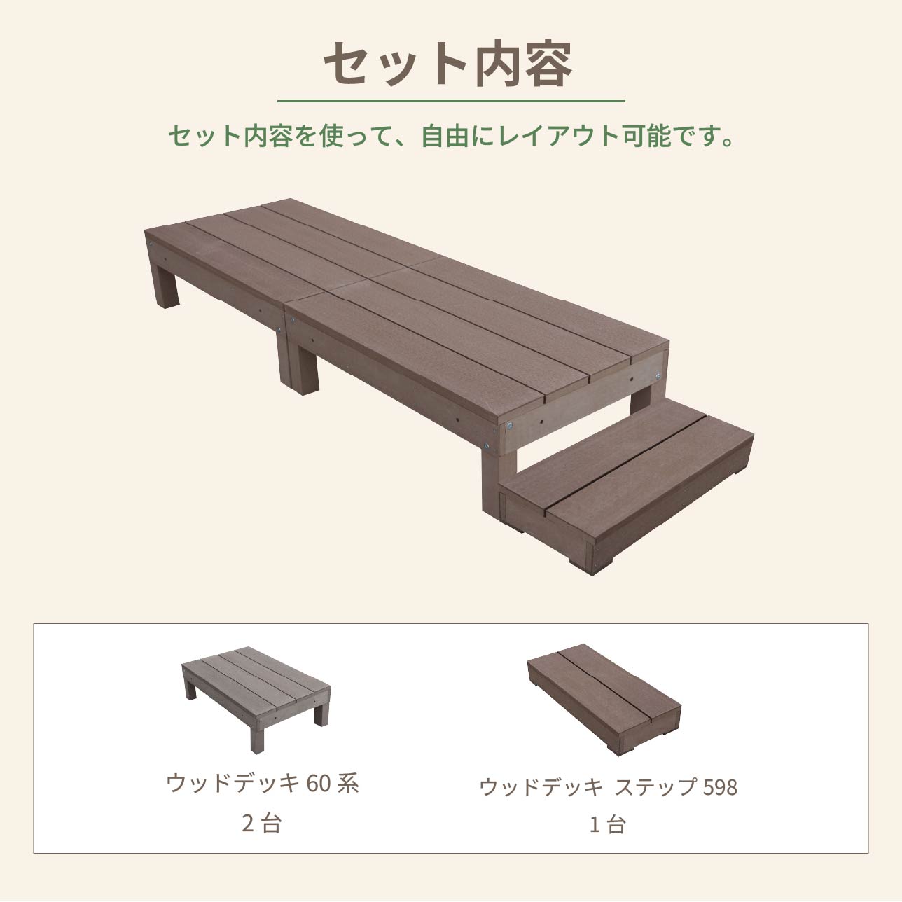 100 本物保証 アイウッドデッキ60系 598mmステップセット ダークブラウン 3点セット アイガーデンオリジナル 人工木 ウッドデッキ 樹脂 縁台送料無料 上質で快適 Www Psht Or Id 100 本物保証 アイウッドデッキ60系 598mmステップセット ダークブラウン 3点セット アイガーデンオリジナル 人工木 ウッドデッキ 樹脂 縁台送料無料 上質で快適 Www Psht Or Id