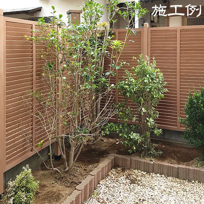 ルーバーラティス 人工木製 H150cm×W90cm [3枚セット] ナチュラル◯ 1590s3 アイウッドルーバーラティス1590 R1590N|  人工木 ルーバー フェンス 仕切り 衝立 塀 壁 柵 囲い ラティス エクステリア 窓 目隠し 日よけ ガーデンファニチャー 