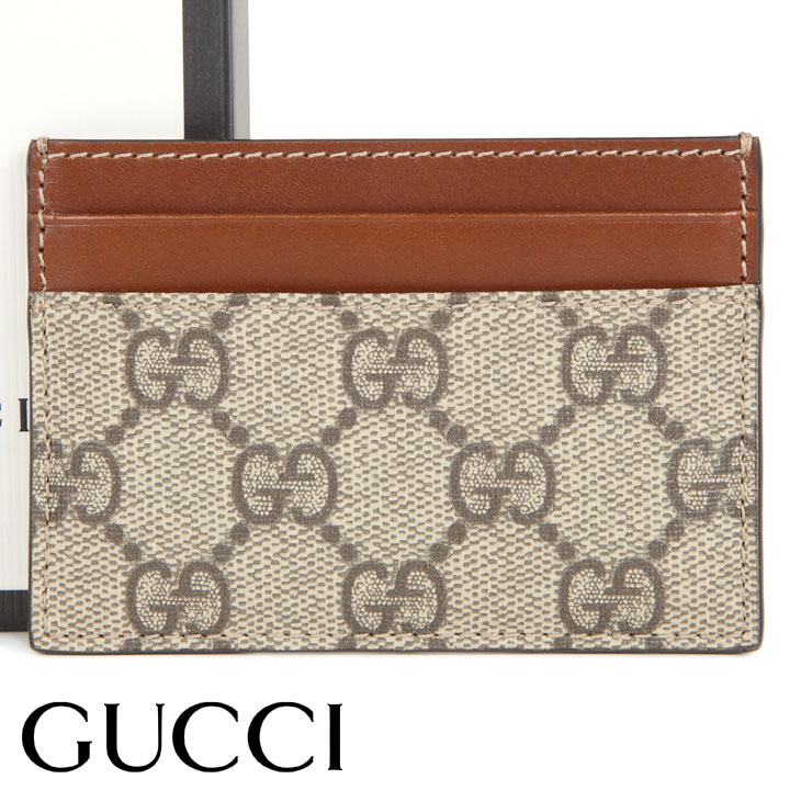 楽天市場 グッチ カードケース Gucci カード入れ パスケース 定期入れ Ggスプリームキャンバス ベージュ ブラウン メンズ レディース Klqh0 8526 あす楽 送料無料 時計 ブランド専門店 アイゲット