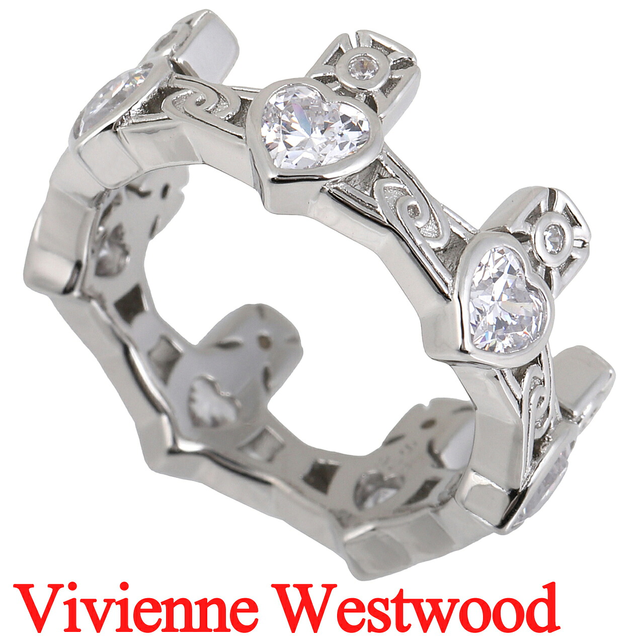 ヴィヴィアンウエストウッド リング 指輪 オーブ Vivienne Westwood レディース オーブ ハート 王冠 レナッタリング 6402001P-01P102 【在庫あり】【誕生日 お祝い プレゼント ギフト】｜時計・ブランド専門店 アイゲット