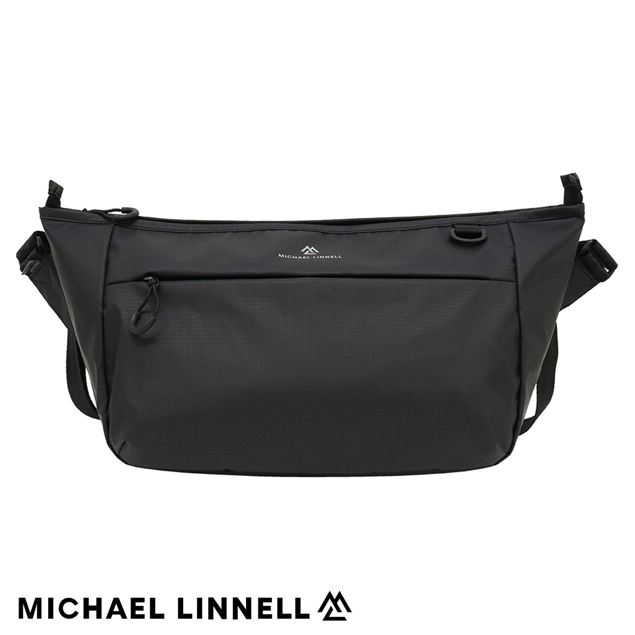 マイケルリンネル MICHAEL LINNELL ボディバッグ ショルダーバッグ ウエストバッグ 斜め掛けバッグ 10L 撥水 雨対策 メンズ レディース ブラック MLAC-36 【誕生日 お祝い プレゼント ギフト】