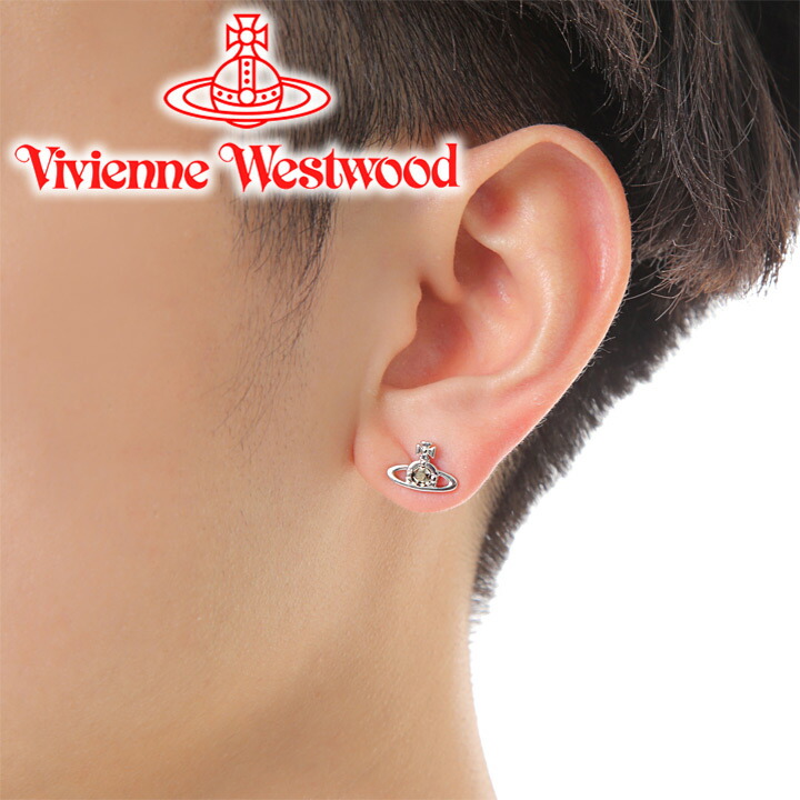 21老齢春夏季新作 ヴィヴィアンウエストウッド ピアス メンズ レディース Vivienne Westwood ヴィヴィアン ナノソリティアシングルスタッドピアス アッシュグレー メタリックとぼしグレイ 片耳趣旨 W347 あしたたあいない 送料無料 Mfwrevent Com