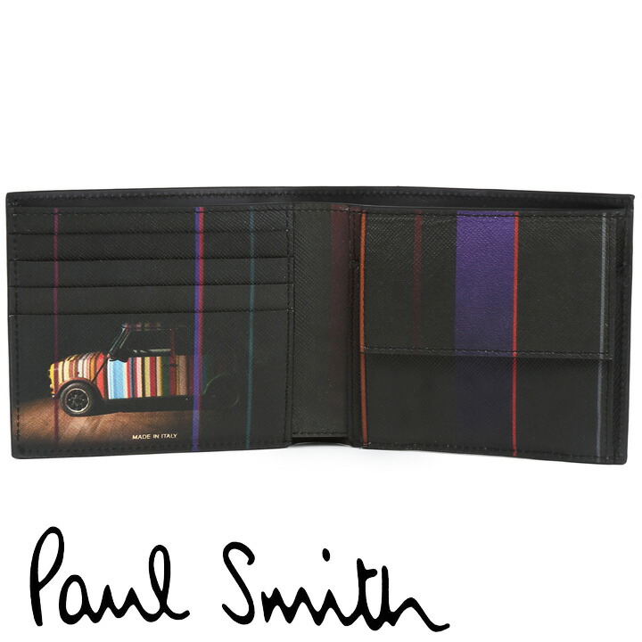 楽天市場 ポールスミス 財布 Paul Smith 二つ折り財布 メンズ ブラック ミニクーパー M1a 43 0017 78 並行輸入品 時計 ブランド専門店 アイゲット