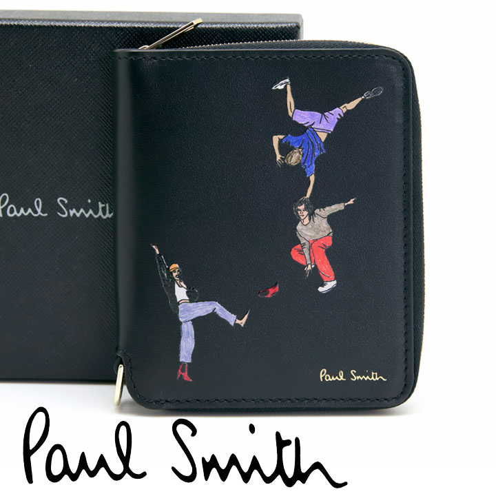 楽天市場 ポールスミス 財布 Paul Smith 二つ折り財布 小銭入れなし レディース メンズ レザー ブラック マルチカラー ダンサー M1a 6702 Fdance Pr あす楽 送料無料 並行輸入品 時計 ブランド専門店 アイゲット