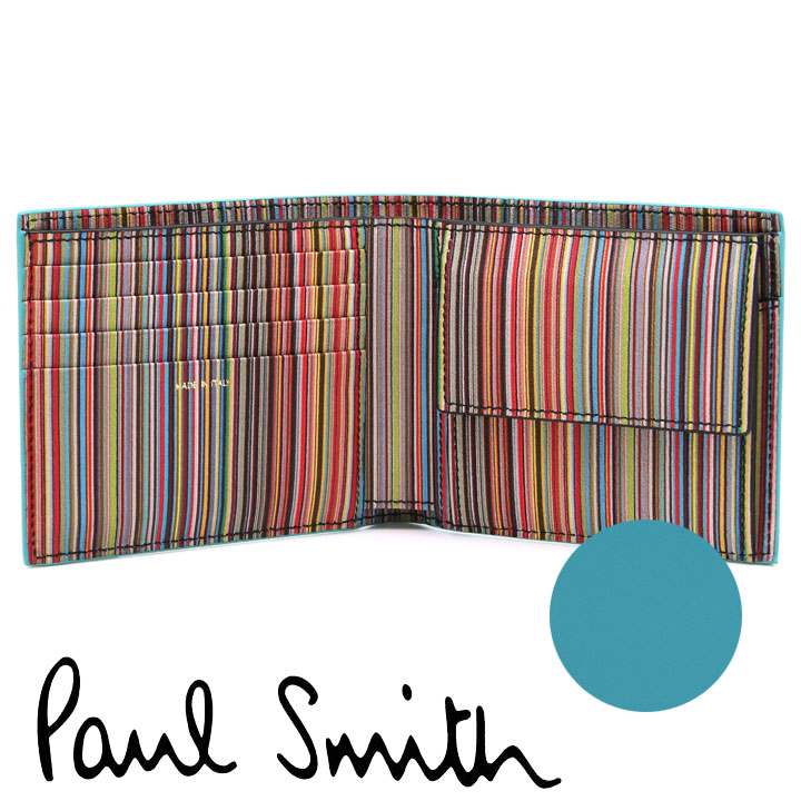 楽天市場 ポールスミス 財布 Paul Smith 二つ折り財布 メンズ エバーグリーン スモークブルー トマトレッド M1a 43 Gstrgs 30 あす楽 並行輸入品 母の日 誕生日 プレゼント ギフト 時計 ブランド専門店 アイゲット
