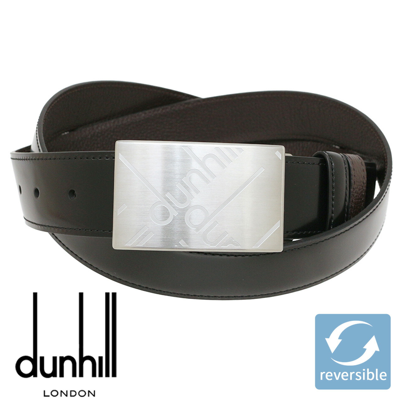 楽天市場】ダンヒル ベルト DUNHILL メンズベルト リバーシブル レザー