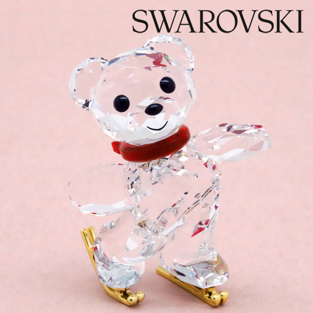 楽天市場】スワロフスキー SWAROVSKI クリスベア スケボKrisベア