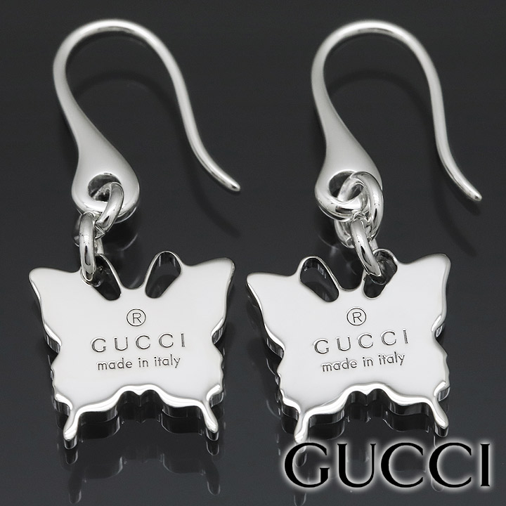 GUCCI スタッドピアス　シルバー　消毒済み 楽天市場】グッチ ピアス GUCCI スタッズピアス シルバー