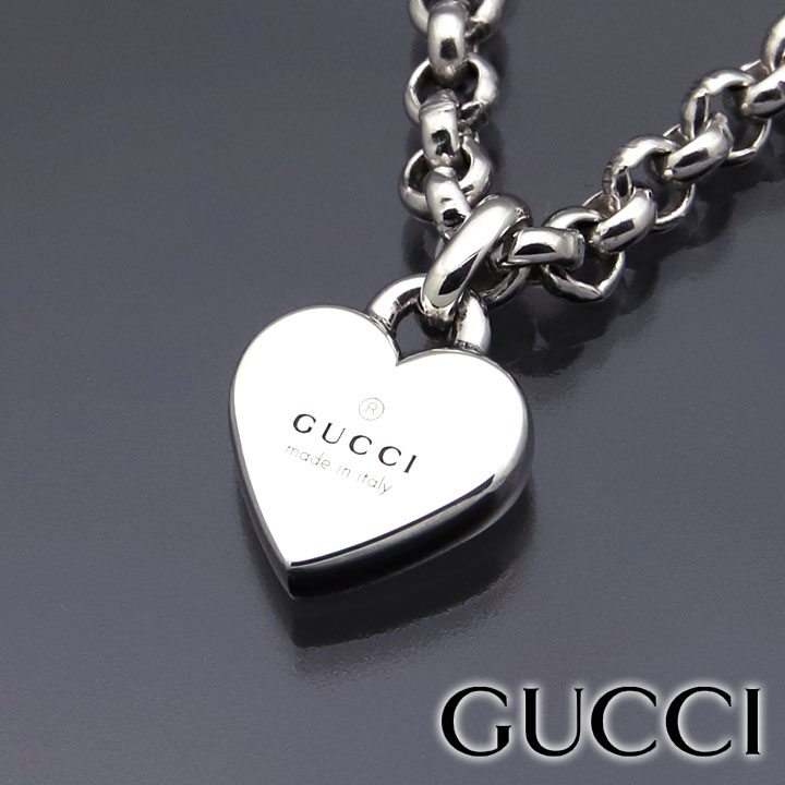 非売品 ネックレス ペンダント シルバー925 レディース ペンダント Gucci ネックレス グッチ ハートペンダント 送料無料 あす楽 J8400 0702 Dgb Gov Bf