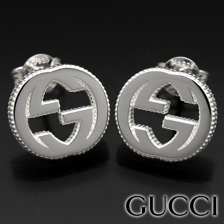 GUCCI シルバー バタフライ 蝶々 ピアス nopple_223991-j8400-8106