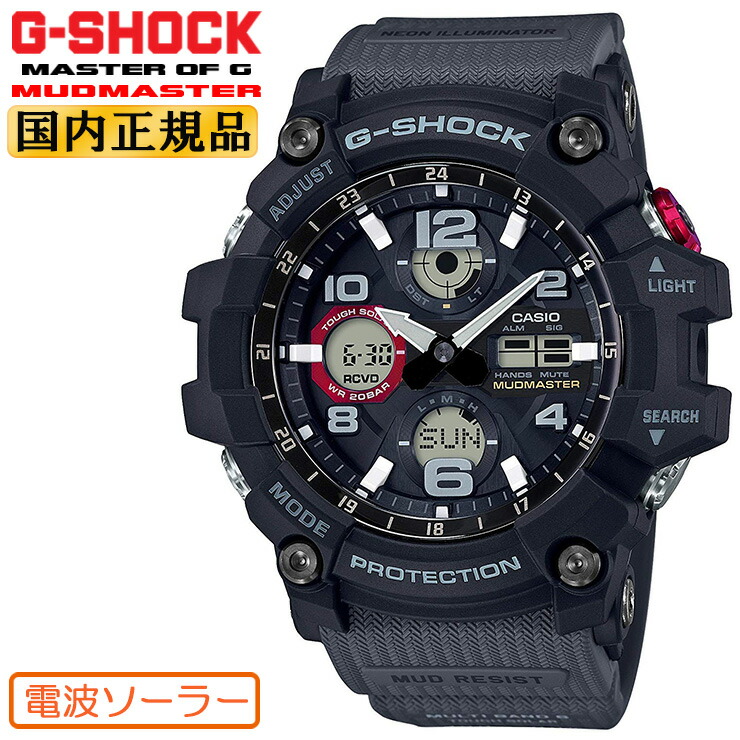 【楽天市場】G-SHOCK マッドマスター GG-1000-1A3JF CASIO カシオ Gショック マスターオブG MASTER of G 陸の覇者  MUDMASTER ツインセンサー ブラック＆カーキ 黒 緑 メンズ 腕時計 【正規品/送料無料】【レビューで3年保証】【最短】【在庫あり ...