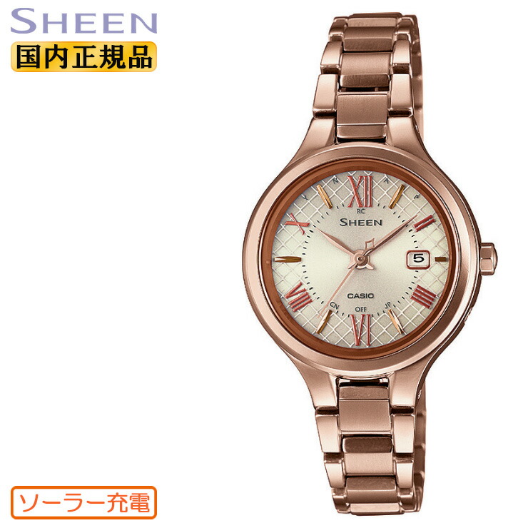 CASIO SHEEN カシオ シーン ソーラー Bluetooth スマホ連動 楽天市場】カシオ シーン SHB-100CG-4AJF Bluetooth